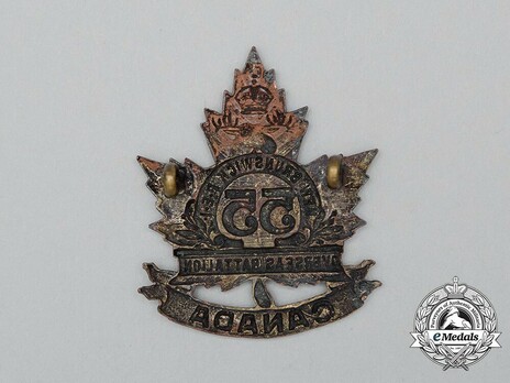 55th Infantry Battalion Other Ranks Cap Badge Reverse