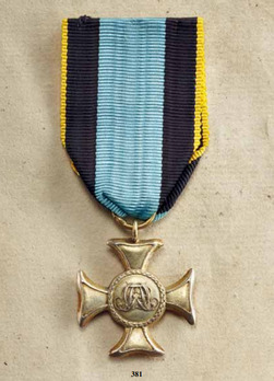 Military Long Service Decoration, 1850, Silver Cross for 25 Years Obverse