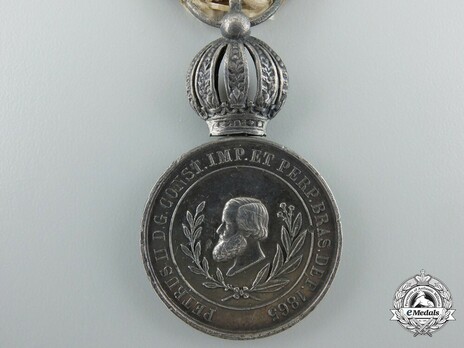 Naval Medal for Riachuelo, Silver Medal Obverse