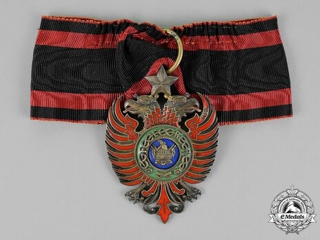 Order of Skanderbeg, Type I, Grand Officer's Cross Obverse