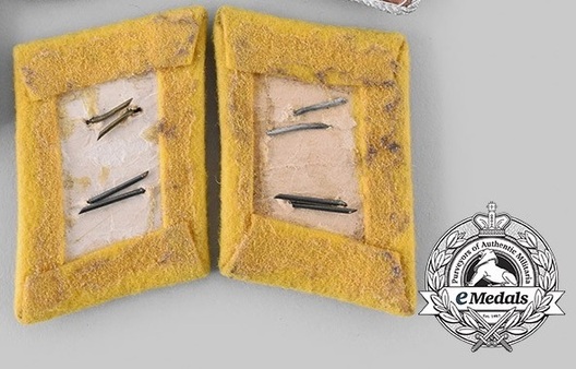 Luftwaffe Flying Troops Gefreiter Collar Tabs Reverse