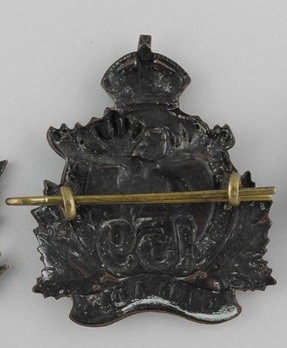 159th Infantry Battalion Other Ranks Cap Badge Reverse