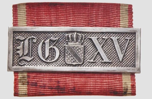 Military Long Service Bar, II Class (1868-1913, for 15 years) Obverse