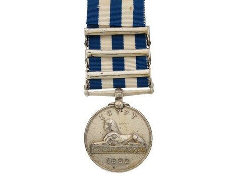 Silver Medal (with 3 clasps) Reverse