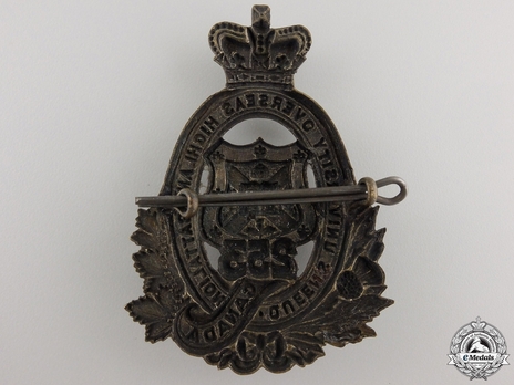 253rd Infantry Battalion Other Ranks Cap Badge Reverse