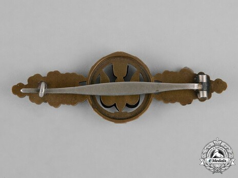 Bomber Clasp, in Bronze (in tombac) Reverse