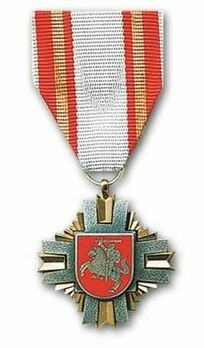 National Defence System of the Republic of Lithuania Medal of Merit Obverse