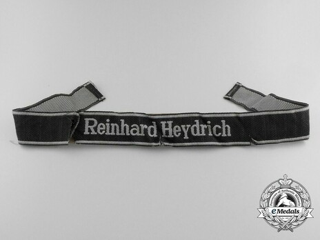 Waffen-SS Reinhard Heydrich NCO/EM's Cuff Title (BeVo weave version) Obverse