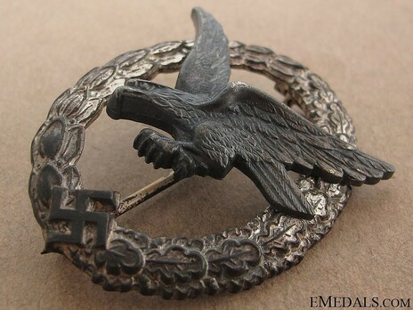 Air Gunner & Flight Engineer Badge, by Assmann (in zinc) Obverse