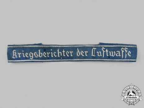 Kriegsberichter der Luftwaffe Cuff Title (Officer version)