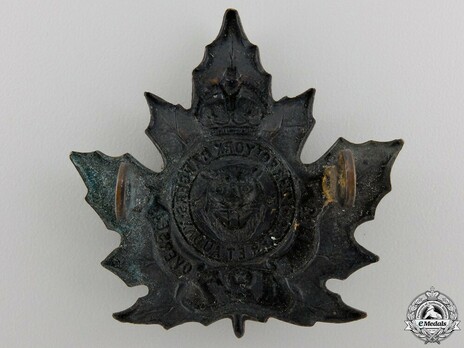 127th Infantry Battalion Other Ranks Cap Badge Reverse