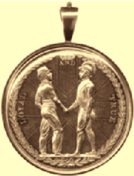 Earl of St. Vincent's Medal, in Silver Reverse