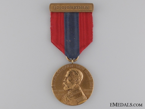 West Indies Campaign Medal (for U.S.S. Peoria) Obverse