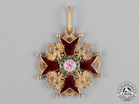 Order of Saint Stanislaus III Class Badge Obverse
