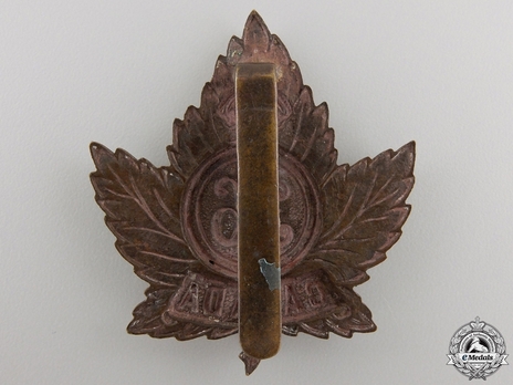 36th Infantry Battalion Other Ranks Cap Badge Reverse