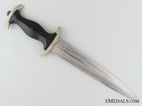 Allgemeine SS M33 Early Pre-RZM Mark Service Dagger (by Robert Klaas) Reverse