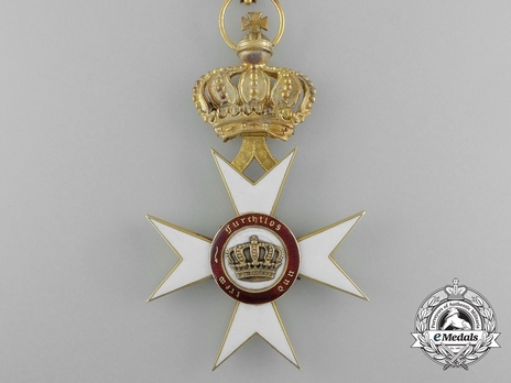 Order of the Württemberg Crown, Civil Division, I Class Commander Reverse