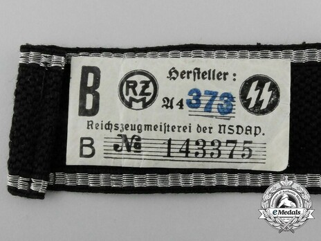 Allgemeine SS 6th Standarte Cuff Title Reverse