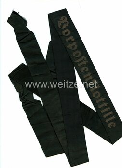 Kriegsmarine Vorpostenflottille Cap Tally Ribbon Obverse