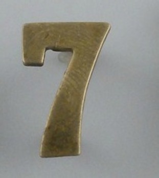 7th Infantry Battalion Other Ranks Shoulder Title Obverse