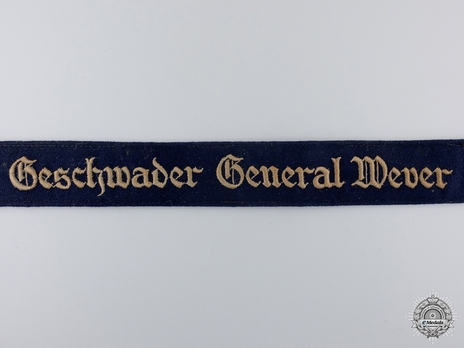 Luftwaffe Geschwader General Wever Cuff Title (NCO/EM version) Obverse