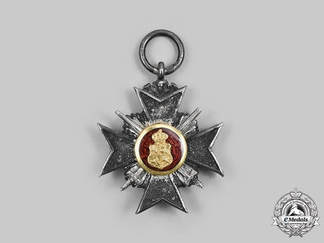 Princely Honour Cross, Military Division, III Class Cross Miniature Obverse