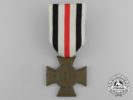 Honour Cross of the World War 1914/1918 (for non-combatants) Obverse