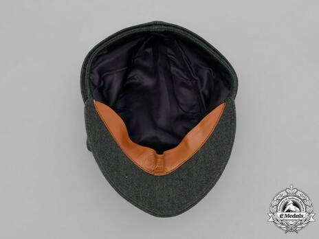 German Army Officer's Visored Field Cap M43 Interior