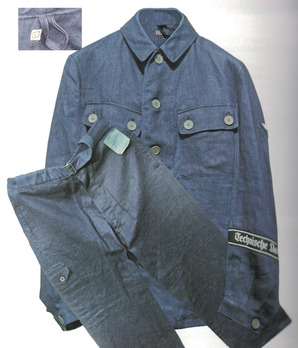 TeNo Work Jacket (Dark Blue HBT version) Obverse