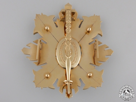 Grand Cross Breast Star (Gold) Reverse