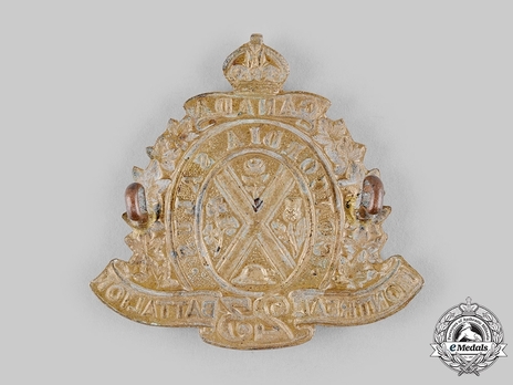 23rd Infantry Battalion Other Ranks Cap Badge Reverse