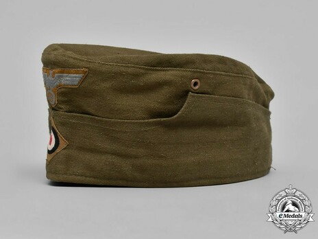 German Army NCO/EM's Tropical Field Cap M42 Profile