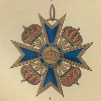 Order of Merit of the Prussian Crown, Civil Division, Cross Obverse