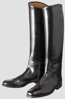 Allgemeine SS Black Leather Boots Obverse