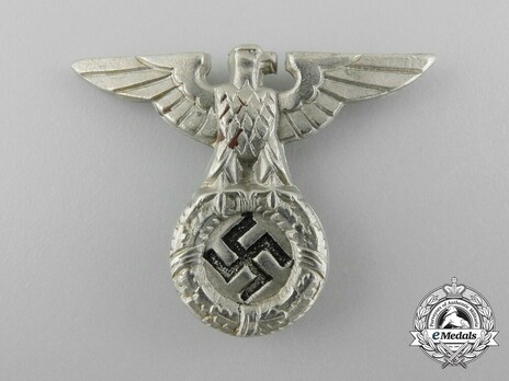 Waffen-SS Metal Cap Eagle Type I Obverse