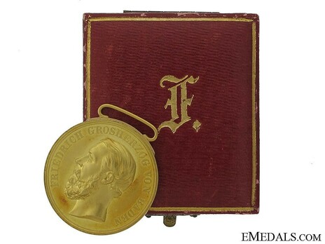 Civil Merit Medal in Gold, Small, Type VI (1882-1908) Obverse