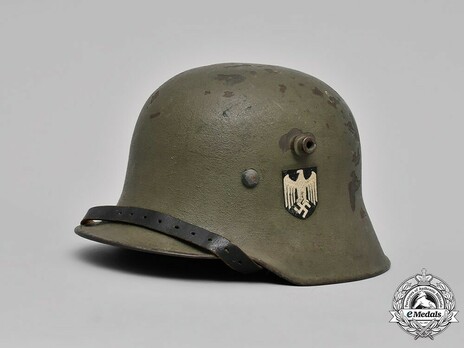 German Army Transitional Steel Helmet M18 (Double Decal version) Profile