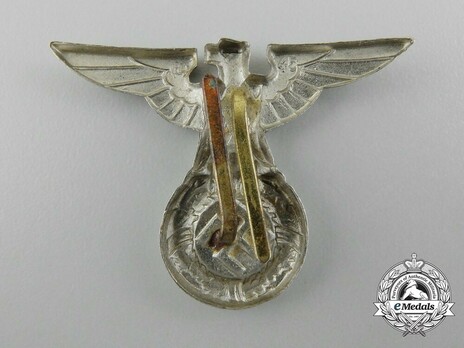 Waffen-SS Metal Cap Eagle Type I Reverse