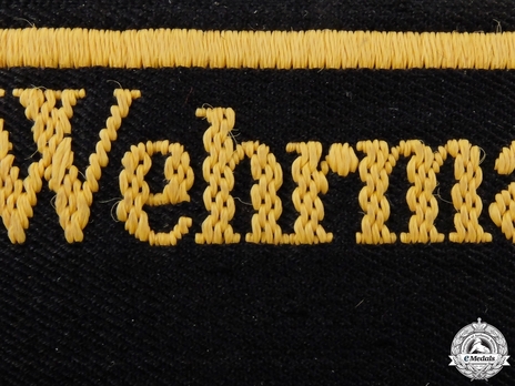 Reichsbahn Directorate Cuff Title (WVD Brüssel version) Obverse Detail