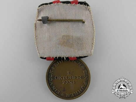 Commemorative Medal of 1st October 1938 (Sudetenland Medal) (with "Prague Clasp") Obverse