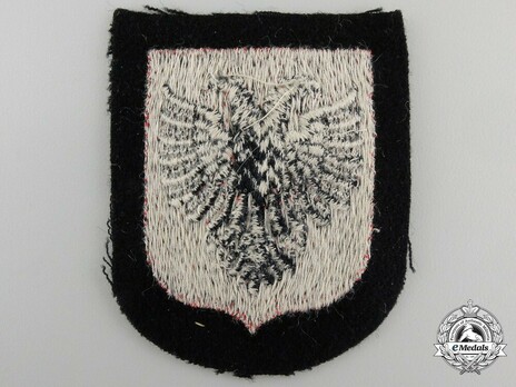 Waffen-SS Albanian Volunteer Arm Shield Reverse