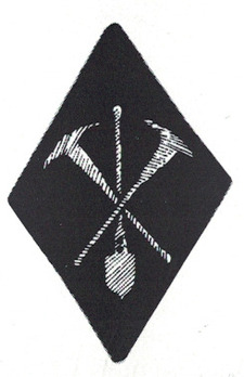 Allgemeine SS Technical Training Company Trade Insignia (NCO/EM version) Obverse