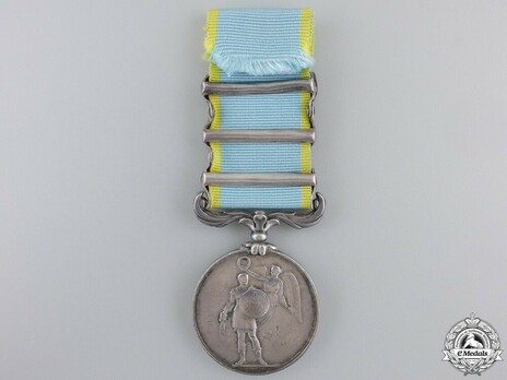 Silver Medal (with 3 clasps) Reverse