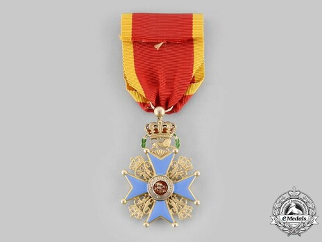 Dukely Order of Henry the Lion, I Class Knight's Cross (in gold) Reverse