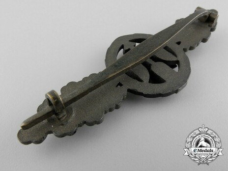 Short-Range Night Fighter Clasp, in Bronze (in zinc) Reverse