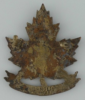 51st Infantry Battalion Other Ranks Cap Badge Reverse