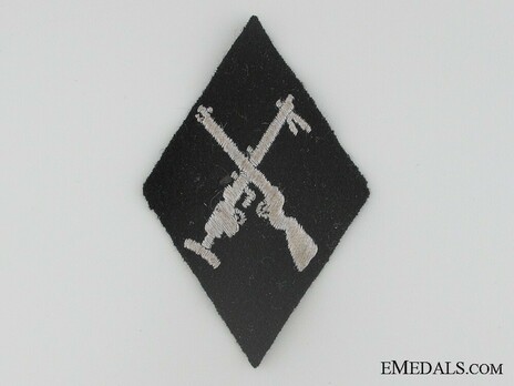 SS-VT Armorer NCO/EM Trade Insignia Reverse