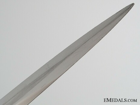 German Army ASSO-made Officer’s Dagger Blade Tip Detail