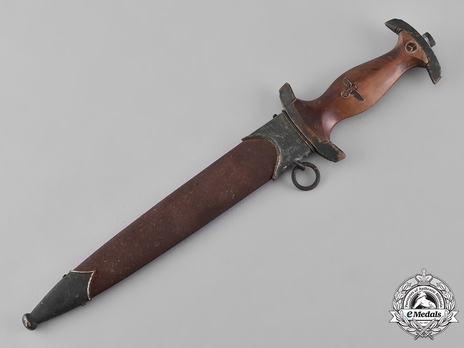 SA Röhm Honour Dagger (with dedication removed) (by A. Merten) Obverse in Scabbard