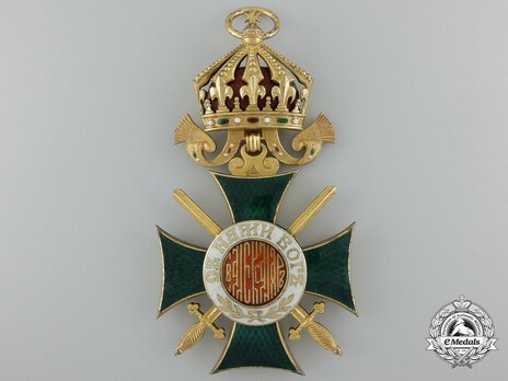 Order of St. Alexander, Type II, I Class (with swords) Obverse